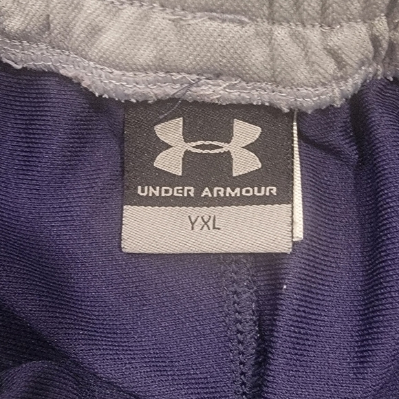 YOUTH UNDER ARMOUR TRACK PANTS (sz YXL) - Picture 4 of 4